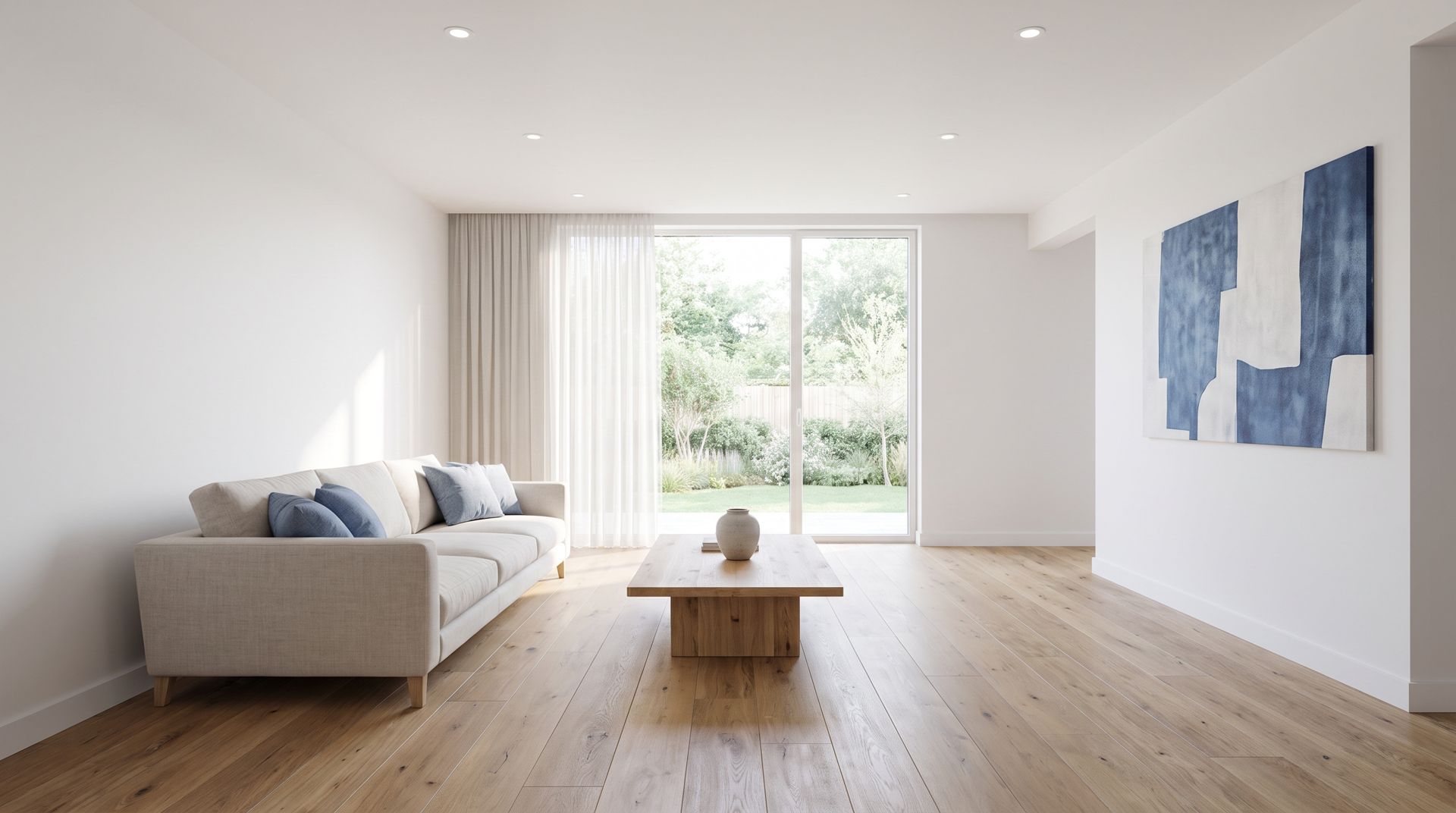 Renoviertes Wohnzimmer